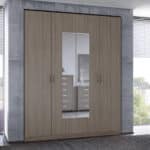 Ντουλάπα 4φ καθρέφτης