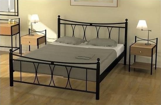 afroditi64 Κρεβάτι μεταλλικό Αφροδίτη+τάβλες - Image 1