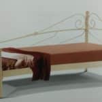 Μεταλλικός καναπές Κύμα+τάβλες