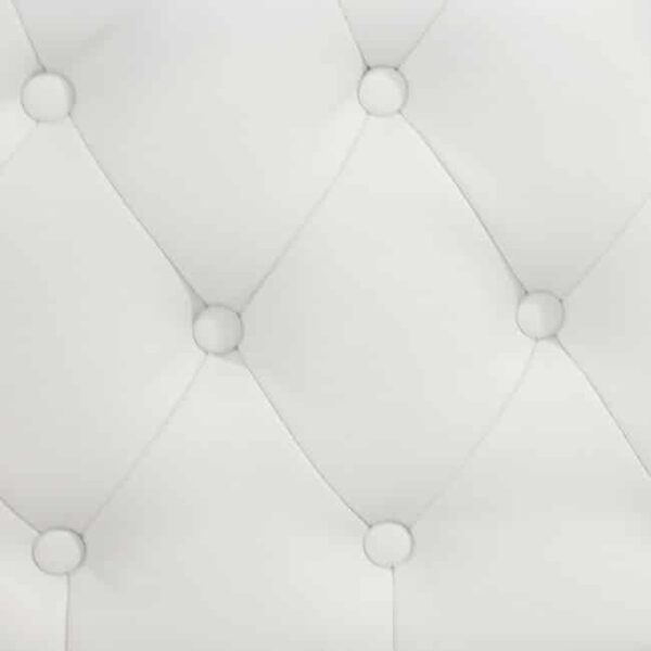 ΑΝΑΚΛΙΝΔΡΟ T.CHESTERFIELD NIOVI HM3008.02 PU ΛΕΥΚΟ-ΜΑΥΡΑ ΠΟΔΙΑ(ΔΕΞΙ)190x61x84Yεκ - Image 4