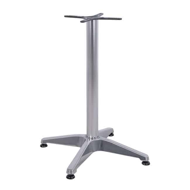 HM447 ΒΑΣΗ ΑΛΟΥΜΙΝΙΟΥ 4ΝΥΧΗ 58X58Χ68,5Υεκ. ΜΕ ΣΤΑΥΡΟ 28x28εκ. HM447 ΧΡΩΜΙΟΥ - Image 1