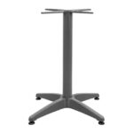 ΒΑΣΗ ΑΛΟΥΜΙΝΙΟΥ 4ΝΥΧΗ 66Χ66X69Υεκ. ΜΕ ΣΤΑΥΡΟ 45x45εκ. HM448.04 ΓΚΡΙ - Image 3