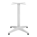 ΒΑΣΗ ΑΛΟΥΜΙΝΙΟΥ 4ΝΥΧΗ 66x66x69Υεκ. ΜΕ ΣΤΑΥΡΟ 45x45εκ. HM448.02 ΛΕΥΚΗ - Image 3