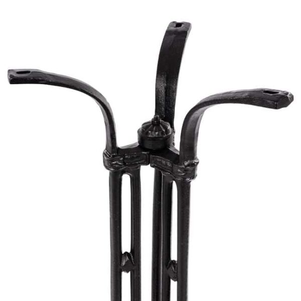 ΒΑΣΗ BAR ΑΠΟ ΜΑΝΤΕΜΙ HM446 3ΝΥΧΗ ΣΕ ΜΑΥΡΟ ΧΡΩΜΑ 50X50X105 - Image 4