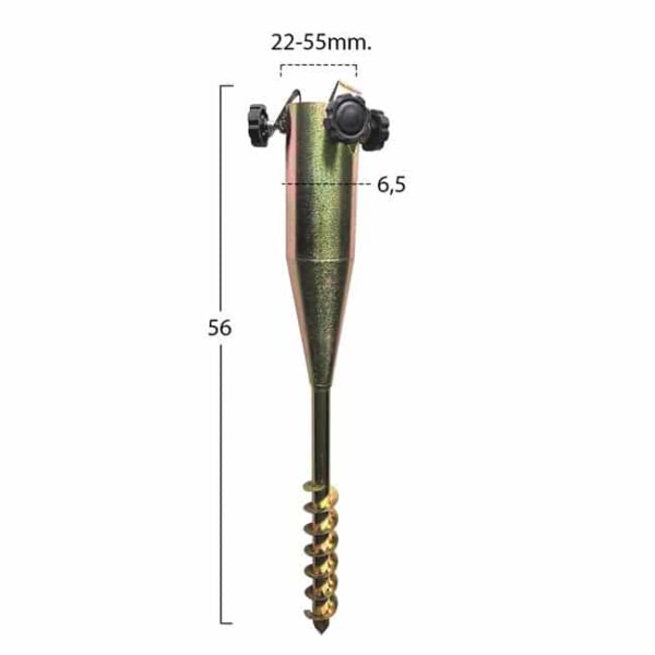 ΒΑΣΗ ΕΠΑΓΓΕΛΜΑΤΙΚΗ ΟΜΠΡΕΛΑΣ ΒΑΡΕΩΣ ΤΥΠΟΥ ΑΡΙΔΑ ΑΠΟ ΑΤΣΑΛΙ HM6024 - Image 2