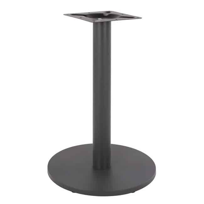 HM419.20 ΒΑΣΗ ΜΕΤΑΛΛΙΚΗ ΓΚΡΙ Φ45Χ72Υεκ. ΜΕ ΡΕΓΟΥΛΑΤΟΡΟΥΣ HM419.20 - Image 1