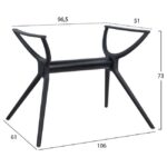 ΒΑΣΗ ΠΟΛΥΠΡΟΠΥΛΕΝΙΟΥ ΜΑΥΡΗ HM463.01 ΓΙΑ ΕΠΙΦΑΝΕΙΑ 120Χ80 - Image 2