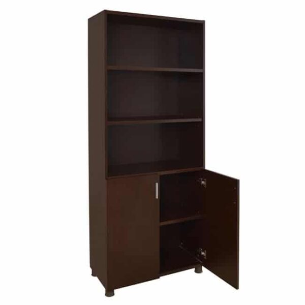 ΒΙΒΛΙΟΘΗΚΗ ΓΡΑΦΕΙΟΥ VANCE ΕΠΑΓΓΕΛΜΑΤΙΚΗ WENGE HM2055.12 80Χ40Χ190Υ εκ. - Image 4