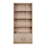 ΒΙΒΛΙΟΘΗΚΗ SONAMA-ΑΣΗΜΙ HM10146.01 80X35X180εκ.