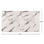 ΕΠΙΦΑΝΕΙΑ ΤΡΑΠΕΖΙΟΥ WERZALIT 120Χ80Χ3.5εκ. MARBLE WHITE-GREY 5657 HM5630.11 - Image 2