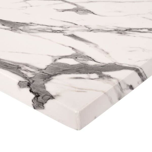 ΕΠΙΦΑΝΕΙΑ ΤΡΑΠΕΖΙΟΥ WERZALIT 120Χ80Χ3.5εκ. MARBLE WHITE-GREY 5657 HM5630.11 - Image 3