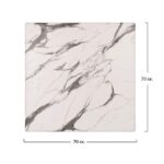 ΕΠΙΦΑΝΕΙΑ ΤΡΑΠΕΖΙΟΥ WERZALIT 70Χ70Χ3.5εκ. MARBLE WHITE-GREY 5657 HM5230.11 - Image 2