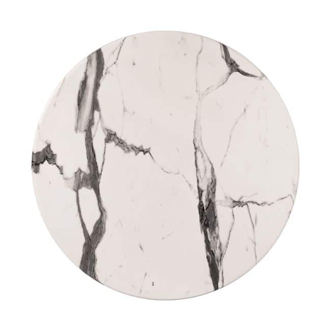 HM5228.11 ΕΠΙΦΑΝΕΙΑ ΤΡΑΠΕΖΙΟΥ Φ70Χ2.5εκ. WERZALIT MARBLE WHITE-GREY 5657 HM5228.11 - Image 1