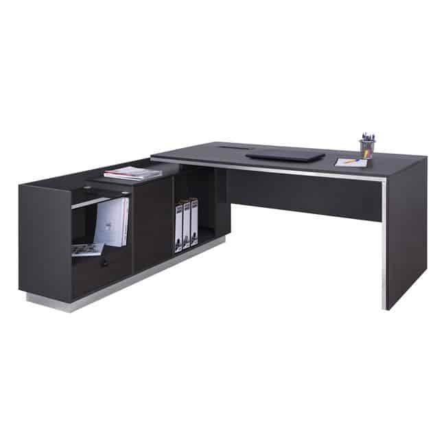 HM2086L ΓΡΑΦΕΙΟ ΕΠΑΓΓΕΛΜΑΤΙΚΟ ΑΡΙΣΤΕΡΗ ΓΩΝΙΑ ROSEWOOD HM2086L 180X170X76Υ εκ. - Image 1