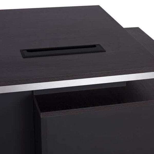 ΓΡΑΦΕΙΟ ΕΠΑΓΓΕΛΜΑΤΙΚΟ ΜΕ ΑΡΙΣΤΕΡΟ ΝΤΟΥΛΑΠΙ ROSEWOOD HM2087L 160X80X76Υ εκ. - Image 5