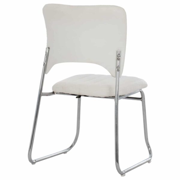 ΚΑΡΕΚΛΑ QUENTI HM1071.02 ΛΕΥΚΗ 52x60x85 εκ. - Image 5