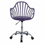 ΚΑΡΕΚΛΑ ΓΡΑΦΕΙΟΥ BECKY HM8457.06 ΣΕ ΜΩΒ ΧΡΩΜΑ 57Χ58Χ93 ΕΚ - Image 3