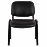 ΚΑΡΕΚΛΑ JANISHA HM1010.01 ΜΕ ΔΕΡΜΑΤΙΝΗ PU ΜΑΥΡΟ 553,5x59x77 εκ. - Image 3