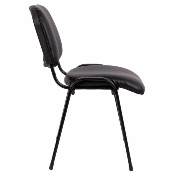ΚΑΡΕΚΛΑ JANISHA HM1010.01 ΜΕ ΔΕΡΜΑΤΙΝΗ PU ΜΑΥΡΟ 553,5x59x77 εκ. - Image 4