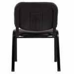 ΚΑΡΕΚΛΑ JANISHA HM1010.01 ΜΕ ΔΕΡΜΑΤΙΝΗ PU ΜΑΥΡΟ 553,5x59x77 εκ. - Image 6