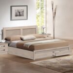 ΚΡΕΒΑΤΙ CAPRI HM399.02 ΜΕ 2 ΣΥΡΤΑΡΙΑ SONOMA 160x200 εκ. - Image 2