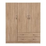 ΝΤΟΥΛΑΠΑ 3ΦΥΛΛΗ CARLY HM384.02 ΜΕ ΔΥΟ ΣΥΡΤΑΡΙΑ SONAMA 150X55Χ180Υεκ. - Image 3