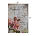 ΠΑΡΑΒΑΝ ΤΡΙΦΥΛΛΟ ΔΥΟ ΟΨΕΩΝ ΣΕ ΚΑΜΒΑ HM8137 WELCOME 180x121x2.5 εκ - Image 5