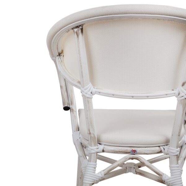 ΠΟΛΥΘΡΟΝΑ ΑΛΟΥΜΙΝΙΟΥ CLAY BAMBOO LOOK ΓΚΡΙ ΠΑΤΙΝΑ ΜΕ TEXTLINE HM5108 57x57x83cm - Image 6