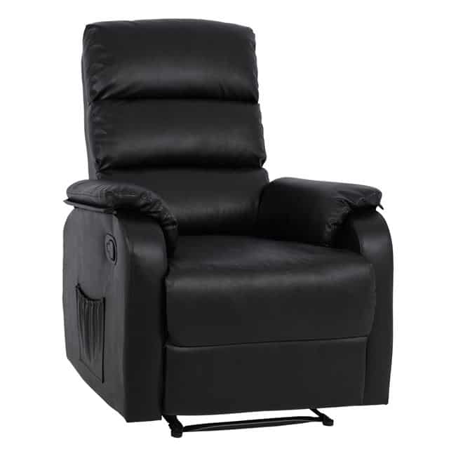 HM8316.01 ΠΟΛΥΘΡΟΝΑ RELAX ΜΕ ΜΗΧΑΝΙΣΜΟ MASSAGE HM8316.01 ΜΑΥΡΟ PU 78x97x97 εκ. - Image 1