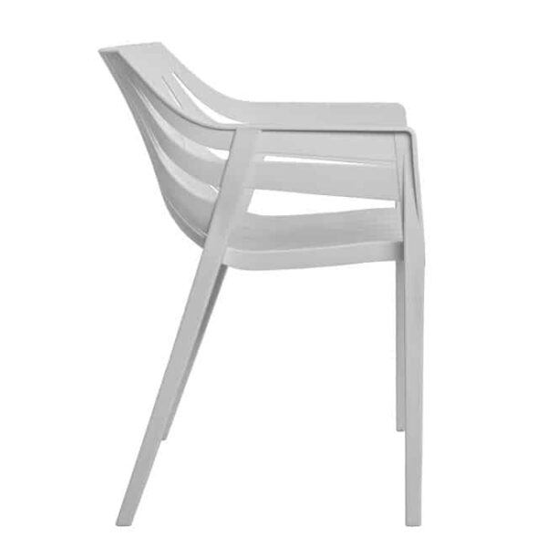 ΠΟΛΥΘΡΟΝΑ ΠΟΛΥΠΡΟΠΥΛΕΝΙΟΥ CHELLA HM8116.02 ΛΕΥΚΗ 56,5x54,5x79 cm - Image 4