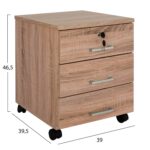 ΣΕΤ ΓΡΑΦΕΙΟΥ 2ΤΧ ΓΡΑΦΕΙΟ & ΣΥΡΤΑΡΙΕΡΑ ΣΕ SONAMA ΧΡΩΜΑ HM10337.02 - Image 3