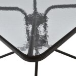 ΣΕΤ ΤΡΑΠΕΖΑΡΙΑ 3ΤΜΧ ΚΑΡΕΚΛΕΣ  ΚΑΙ ΤΡΑΠΕΖΙ 70Χ70 HM5185.02 - Image 4