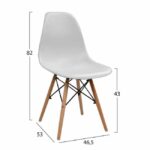 ΣΕΤ ΤΡΑΠΕΖΑΡΙΑΣ 5ΤΜΧ HM10349.02 ΤΡΑΠΕΖΙ & ΚΑΡΕΚΛΕΣ TWIST 120x70x76,5 cm - Image 3