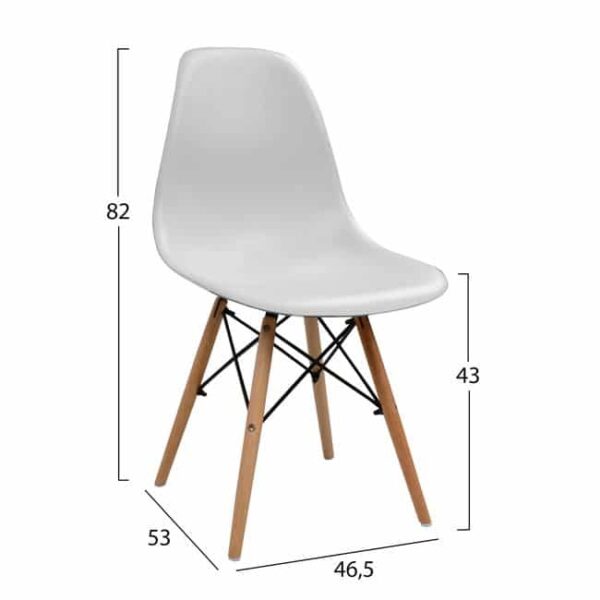 ΣΕΤ ΤΡΑΠΕΖΑΡΙΑΣ 5ΤΜΧ HM10349.02 ΤΡΑΠΕΖΙ & ΚΑΡΕΚΛΕΣ TWIST 120x70x76,5 cm - Image 3