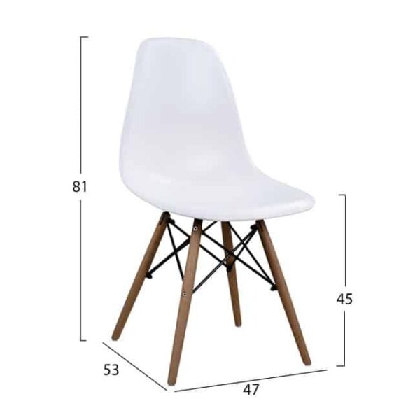 ΣΕΤ ΤΡΑΠΕΖΑΡΙΑΣ 5ΤΜΧ ΜΕ ΤΡΑΠΕΖΙ ΚΑΙ 4 ΚΑΡΕΚΛΕΣ HM10224 120x80x73 cm - Image 3