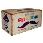 ΣΚΑΜΠΩ ΜΕ ΑΠΟΘΗΚΕΥΤΙΚΟ ΧΩΡΟ MOUSTACHE ΑΠΟ PU  80X40X40 HM234