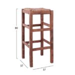 ΣΚΑΜΠΟ ΞΥΛΙΝΟ Χ.ΠΛΑΤΗ ΚΑΡΥΔΙ ΕΜΠΟΤΙΣΜΟΣ ΜΕ ΨΑΘΑ HM10378.01 - Image 2