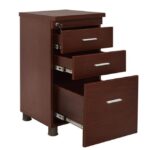 ΣΥΡΤΑΡΙΕΡΑ ΓΡΑΦΕΙΟΥ VANCE ΕΠΑΓΓΕΛΜΑΤΙΚΗ WENGE HM2049.12 40X46X75Υ εκ. - Image 4