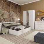 Σετ Κρεβατοκάμαρας 5 τεμαχίων 1217047, 160x200x71 εκ., Genomax