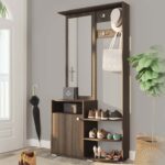 Έπιπλο Εισόδου, Kiara Κακάο, 95x35x190, Genomax