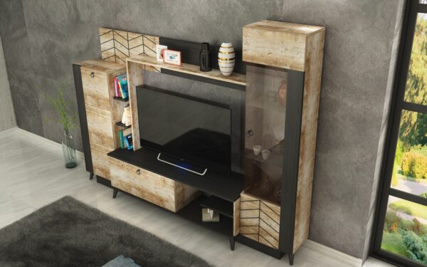 Σύνθετο Σαλονιού Trend, 250x40x190, Genomax - Image 3