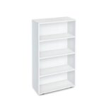 Βιβλιοθήκη 78x33x148,3, Etazerka 4 Λευκό, Genomax