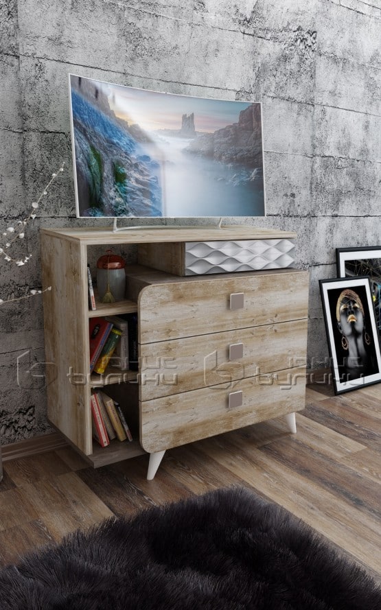 Συρταριέρα Forest Συρταριέρα Forest, 90x48x87 εκ, Genomax - Image 1