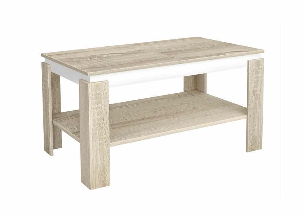 Τραπέζι σαλονιού 118+35/65/60 Τραπέζι σαλονιού 118+35/65/60, Galena, Genomax - Image 1