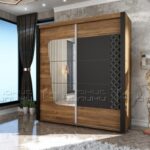 Ντουλάπα Kafe, 200x60x210 εκ, Genomax