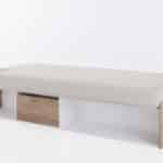 Κρεβάτι με αποθηκευτικό χώρο, 120/190, Δώρο Μηχανισμός Ανύψωσης, Modul 954, Genomax