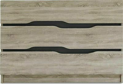 Συρταριέρα Afroditi Σόνομα/Γκρι σκούρο Συρταριέρα Afroditi Σόνομα/Γκρι σκούρο, 1213044, 100x71x38,5, Genomax - Image 1