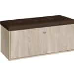 Παπουτσοθήκη-Σκαμπό Rakla 100 Σόνομα/Βέγγε, 97x31.5x48, Genomax