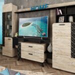 Σύνθετο Σαλονιού Nice, 222x43x185, Genomax