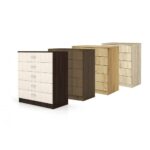 Συρταριέρα 1213005 Σόνομα Λευκό, 43.5x92x80, Genomax - Image 2